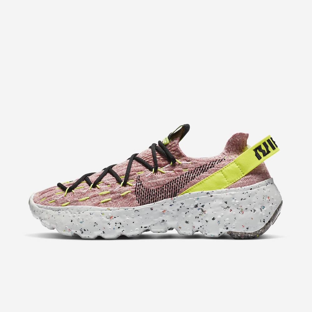 Sneakers Nike Space Hippie 04 Rose 1753-628 Lemon Venom/Light Arctic Pink/Photon Dust/Black Femme | NUM-88563973